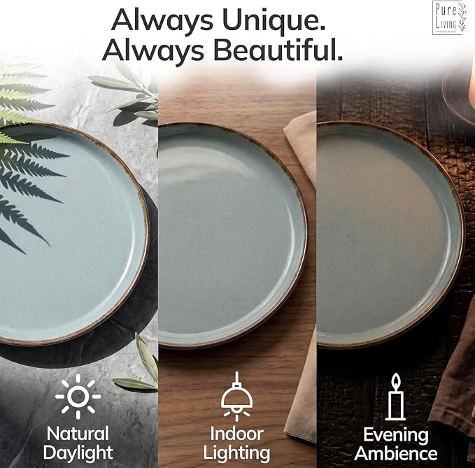24 Piece Stoneware Dinnerware Set - Image 7