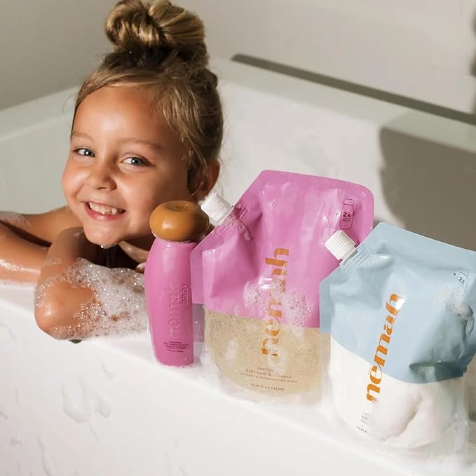 Nemah Nourishing Baby Wash & Shampoo Refill Set