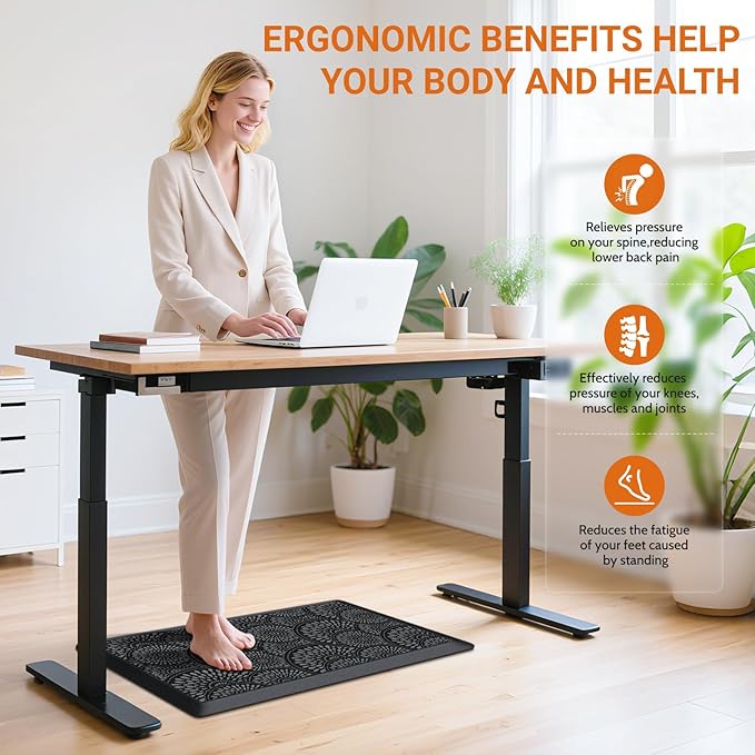 Mattitude Kitchen Mat, 17.3x28in Heavy Duty Ergonomic Comfort Foam Standing - Image 6