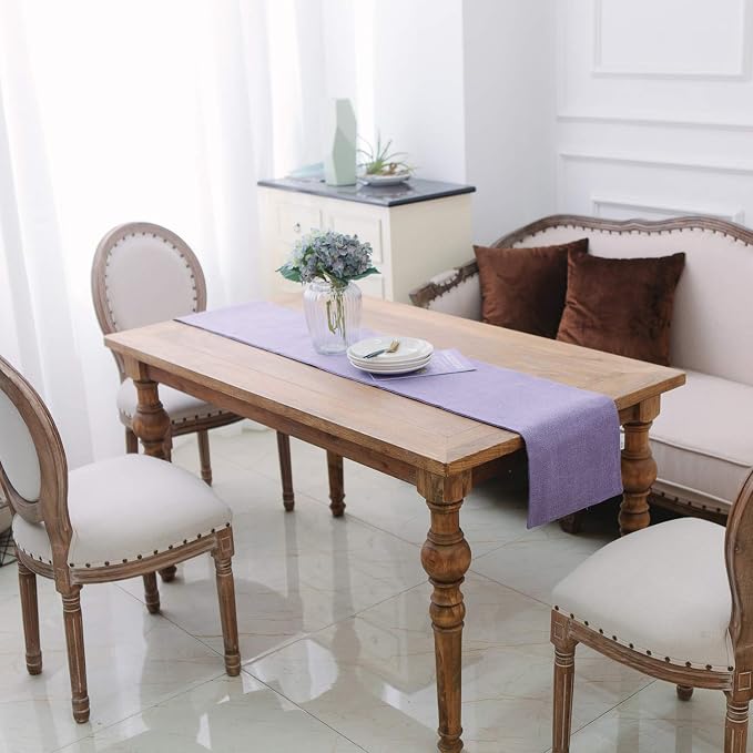 2 Piece Fabric in 1, Dining Table Runner 12 x 90 inches Kitchen Room Dinner - Image 2