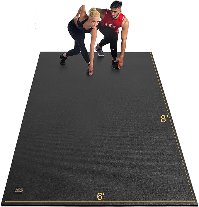 GXMMAT Extra Large Exercise Mat 16'x6'/12'x6'/10'x6'/8'x6', Extra Wide Workout by GXMMAT