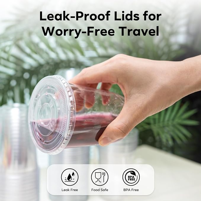 50 Pack 20 oz Plastic Cups - Image 5