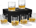 Whiskey Glasses Set of 6, 11 oz Old Fashioned Rocks Glasses | Dishwasher-safe by Itmakesourlifehappies