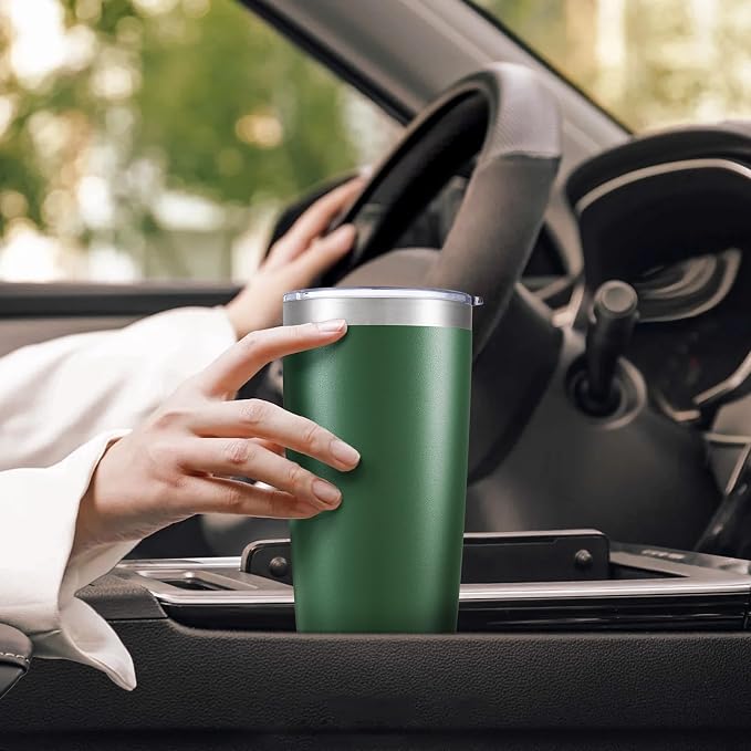 20 oz Tumbler with Lid Stainless Steel Insulated Tumblers Cups Travel Mug | - Image 5