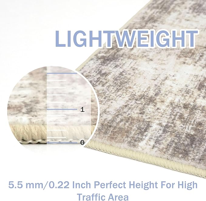 IOHOUZE Abstract Area Rugs 8x10 Ft Washable Large Rugs - Image 6