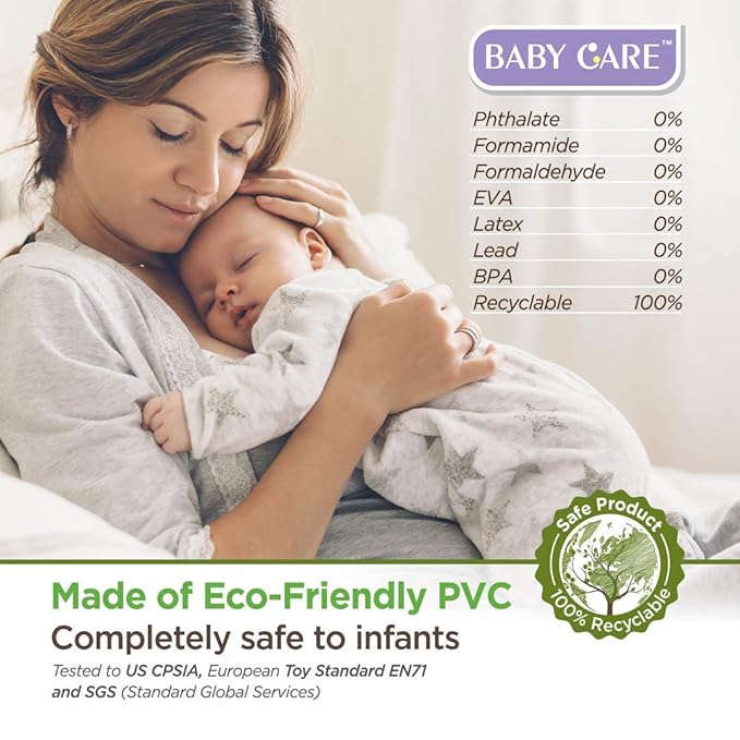 Baby Care Play Mat (Large, Nordic Trails - Tribal) 82'' x 55'' Original One-Piece Reversible Rollable Waterproof Play Mat for Infants, Babies, Toddler, and Kids