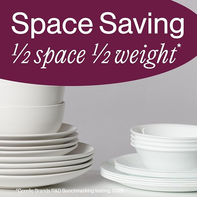 Corelle Everyday 18-PC Dinnerware Set Service - Image 7
