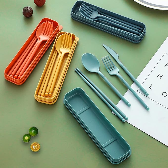 Travel Utensils, Reusable Utensils Set - Image 6