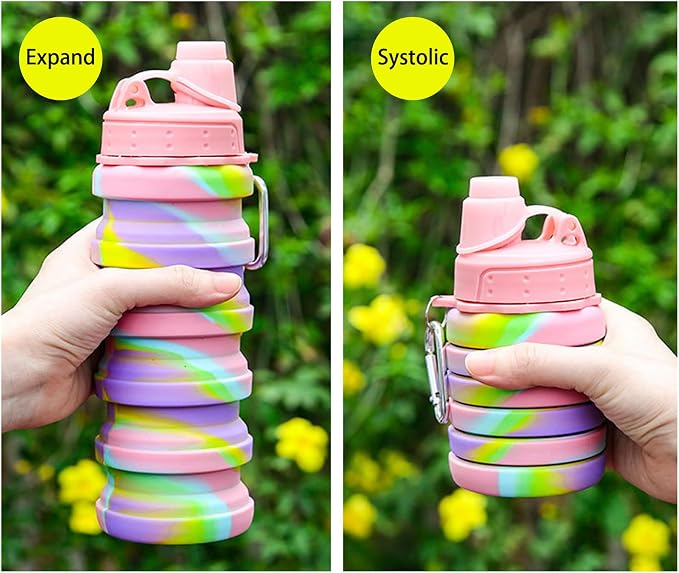 Collapsible Water Bottles Travel water bottle Sports Portable Sport Water - Image 3
