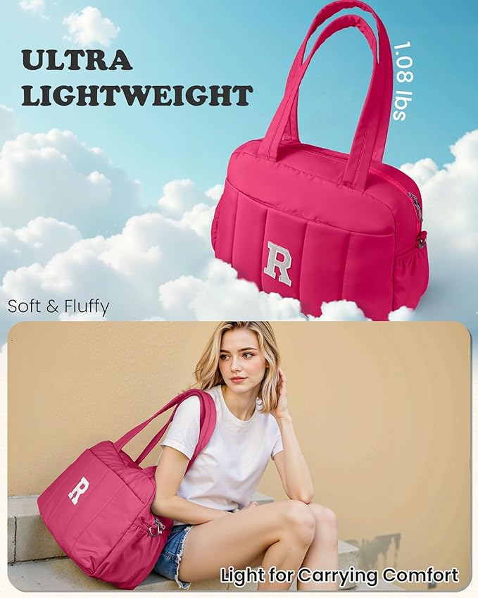 Dance Bag, Kid Weekender Bags，Girl Overnight Bag with Wet Pocket，Lightweight Travel Tote Personalized Cheer Bags with Makeup Pouch-10 Year Old Girl Birthday Gifts