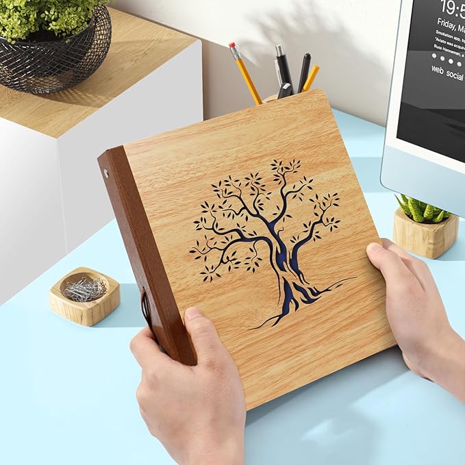 ZEEYUAN 5x7 Small Photo Album Holds 200 Photos Mothers' Day Gift for Mom from Daughter Son Gifts for Grandma/Fathers Gifts for Dad/ 5x7 Family Album Memory Photo Book