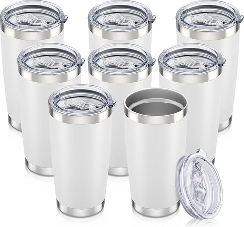 20 oz Tumbler with Lid Stainless Steel Insulated Tumblers Bulk Cups Mug | by Orebigo