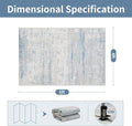 Washable Rugs 4x6 Area Rugs for Living Room- Modern Abstract Rugs for Bedroom - Image 2