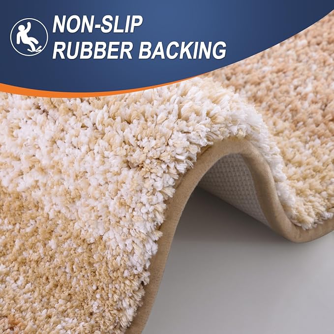 OLANLY Bathroom Runner Rugs Mat 70x24, Extra Soft Absorbent Microfiber Bath Rugs - Image 4