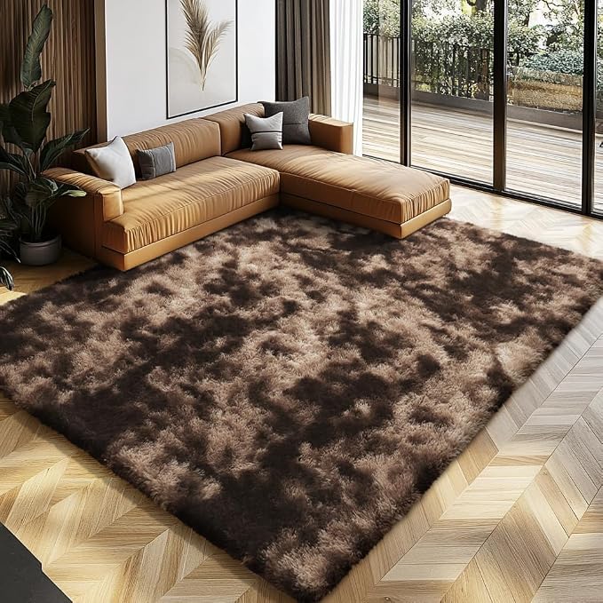 9X12 Large Area Rugs for Living Room Bedroom, Big Shag Rug for Bedroom Dorm by Boshengya