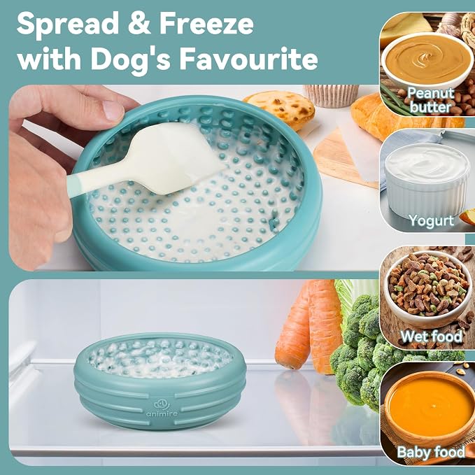 Dog Lick Bowl, Animire Freeze Lick Mat - Image 3