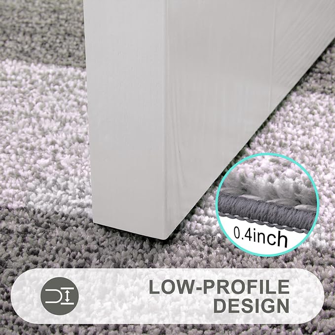 Kitinjoy Indoor Outdoor Door Mat, 40x24 Non-Slip Absorbent Dirt Trapper - Image 4