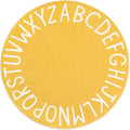 Topotdor Round Kids Play Rug Alphabet Nursery Area Rug Extra Large Soft by Topotdor