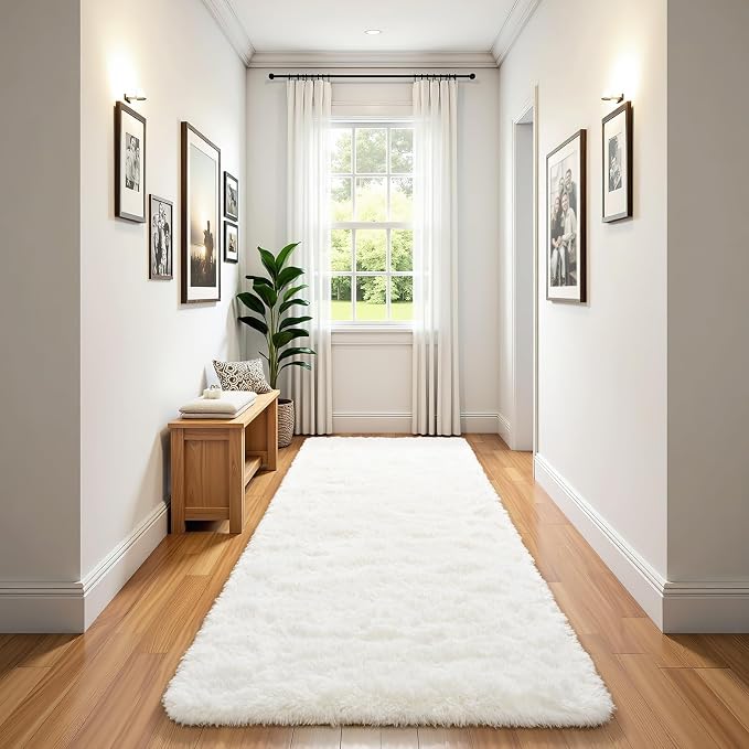 BENRON Soft Runner Rugs for Bedroom 2x8, Washable Long Runners for Hallway - Image 2