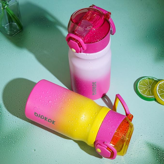 BJPKPK 14 oz Insulated Water Bottle, Stainless Steel Flask | Leak Proof Locking - Image 5