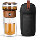 ZENS Glass Infuser Teapot, One Touch Tea Maker by ZENSLIFESTYLE