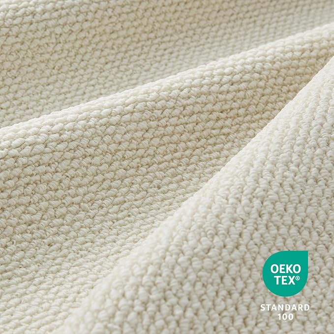 Faux Jute Area Rug 4'x6', Washable & Non-Slip, No Odor. Farmhouse Boho Style - Image 4