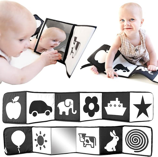 High Contrast Baby Toys for Newborn Black and White Baby Toys Baby Books 0-6 Months High Contrast Baby Book Contrast Toys for Infants 0-6 Months Black and White Books for Newborns