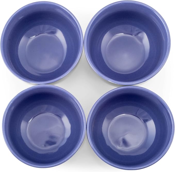 Elanze Designs Bistro Glossy Ceramic 4 inch Cute and Small Dessert Bowls Set of - Image 4