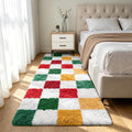 Shag Runner Rug for Bedroom Living Room 3x7 Upgrade Non-Slip Fluffy Soft by Boshengya