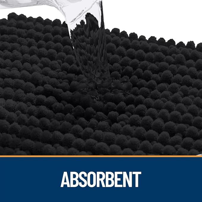 OLANLY Dog Door Mat for Muddy Paws 48x30, Ultra Absorbent Chenille Mud Doormat - Image 4