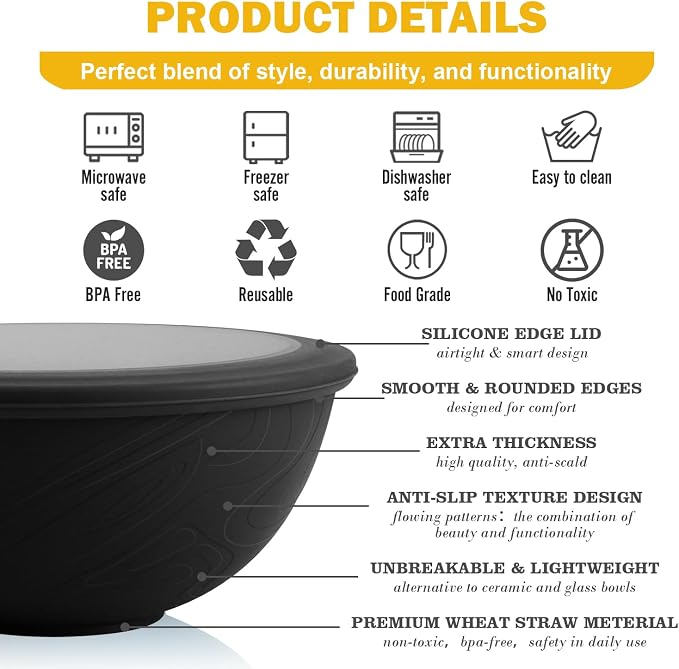 40 OZ Unbreakable Cereal Bowls - Image 3