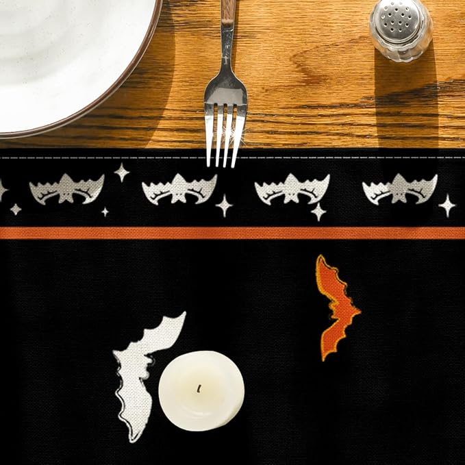 Artoid Mode 210 GSM Halloween Table Runner 13x48 Inch Home Party Decor | Wizard - Image 7
