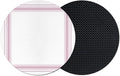 Coasters Set of 2, Modern Minimalist Styles Round Drink Coasters by Unknown