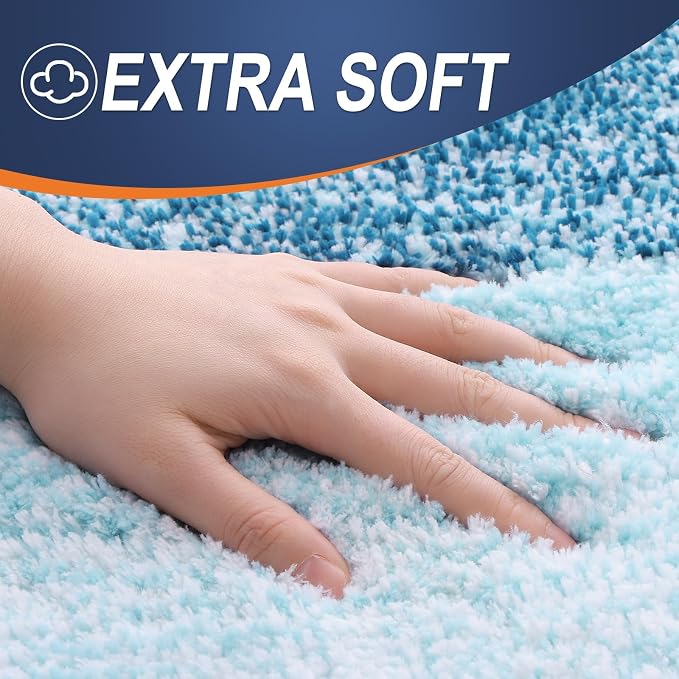 OLANLY Bathroom Runner Rugs Mat 59x20, Extra Soft Absorbent Microfiber Bath Rugs - Image 2