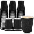 Lamosi Coffee Cups 12 oz 50 Pack, Disposable Paper Coffee Cups No Lids | by BuyNow
