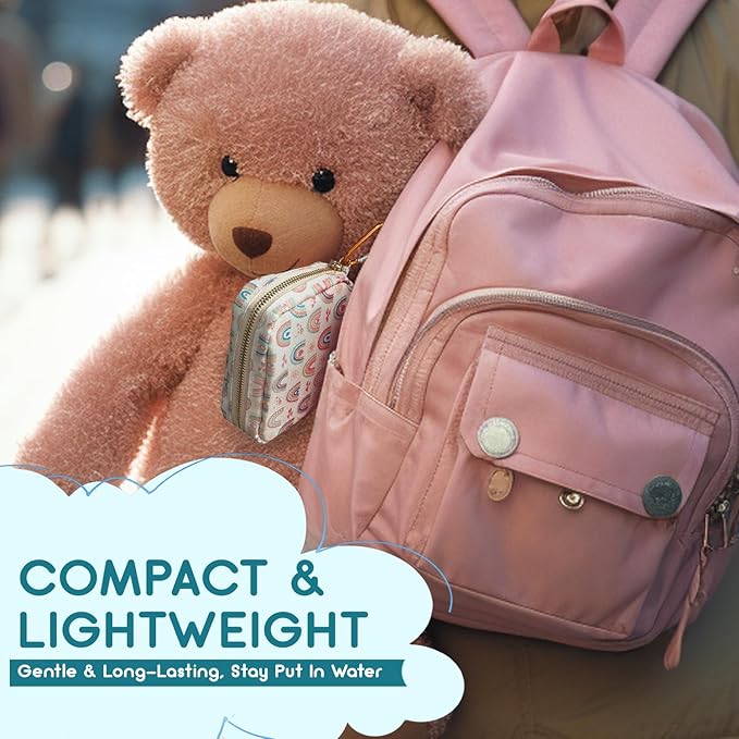 EVERLIT Mini Rescue Pack | 105 Medical Essentials Organized in Portable Storage Bag | Pocket Size Kids First Aid Kit with D Ring | Small Family-Friendly Travel Medical Kit (Christmas)