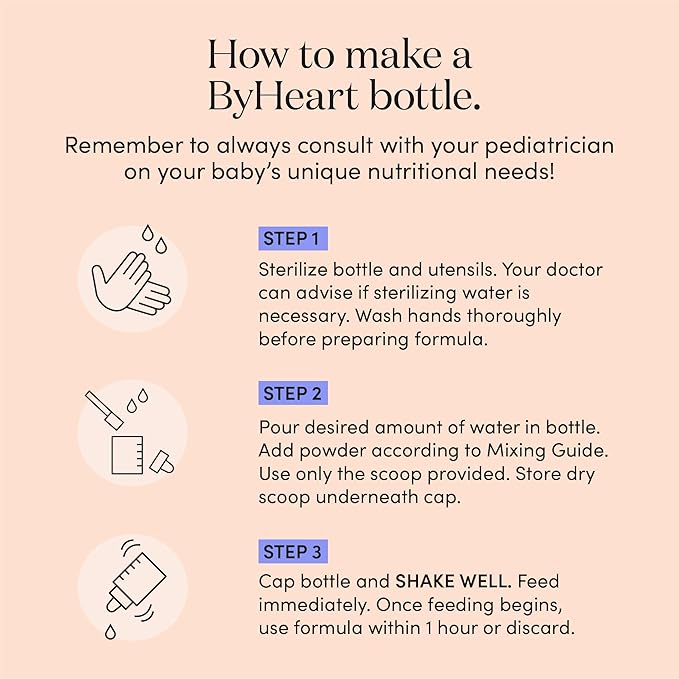 Infant Formula Powder for Infants 0-12 Months, Made With Organic Whole Milk, Clean Label Project Certified, Closest-to-Breast Milk Baby Formula Patented Protein Blend, 24 Ounce (Pack of 4)