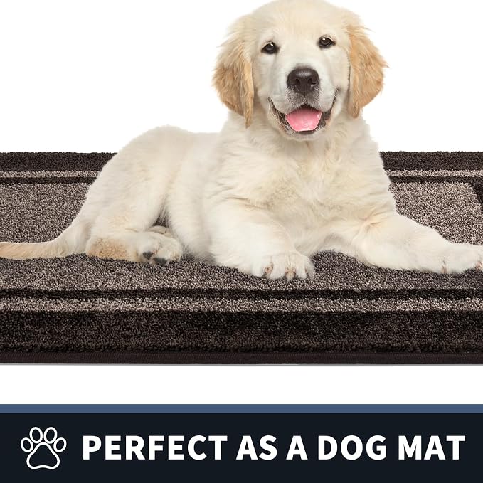 PURRUGS Dirt Trapping Door Mat 24" x 84", Non-Slip Machine Washable Entryway Rug - Image 6