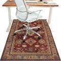 48"x72" Office Chair Mat for Hardwood Tile Floor, Under Desk Carpet Protector by BESBLEE
