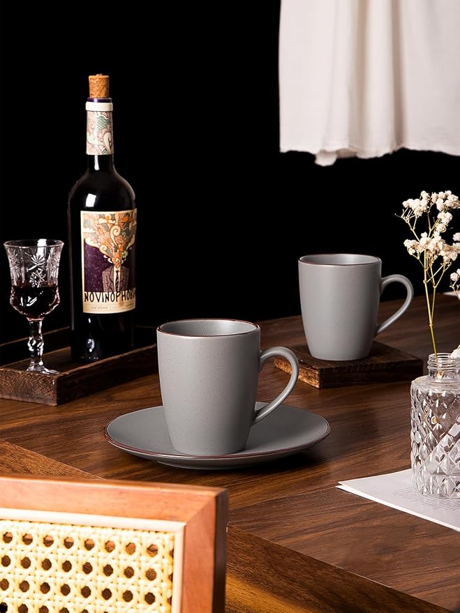 famiware Venus Coffee Mugs Set of 4, 13 oz Ceramic Stoneware Mug Cup Set | - Image 7