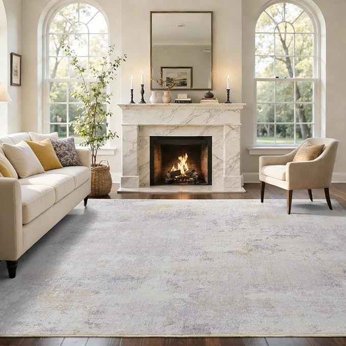 6x9 Ft Large Area Rugs for Living Room, Soft Non-Slip Washable Rugs Modern - Image 2