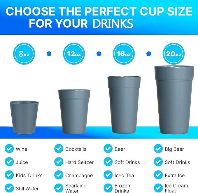 Homestockplus 12Oz Wheat Straw Cups, and Outdoor Use - Image 6