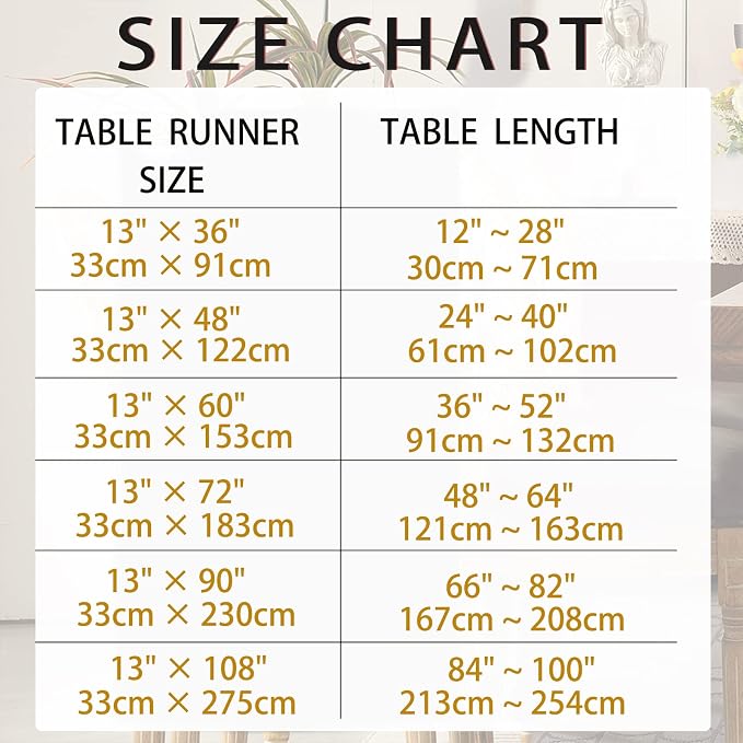 Wracra Linen Table Runner, Burlap Dusty Blue Table Runners 36 Inches Long | - Image 6