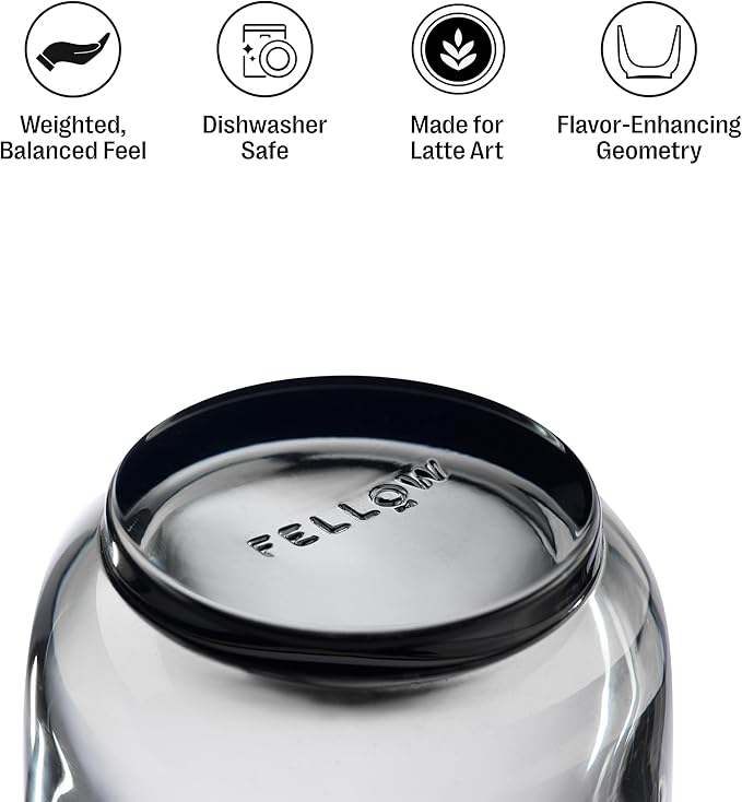Fellow Pirch Espresso Shot Glasses 3.5 oz, Weighted Thick Glass | Demitasse Cups - Image 2