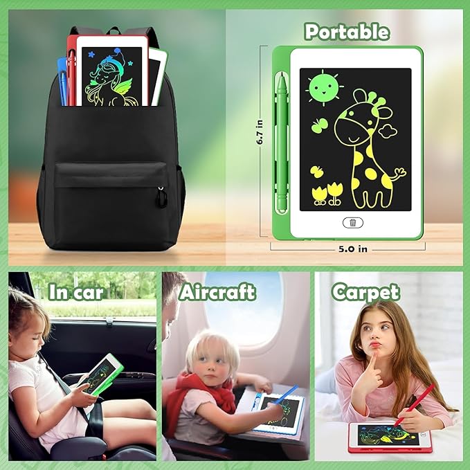 16 Pack LCD Writing Tablet for Kids, 6.5 Inch Colorful Doodle Board Drawing Tablet, Erasable Reusable Electronic Drawing Pads, Educational Learning Toys Birthday Gifts for Girls Boys Age 3 4 5 6 7 8