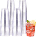 JOLLY CHEF 10 oz Clear Disposable Plastic Cups 100 Pack Clear Plastic Cups by JOLLYCHEF