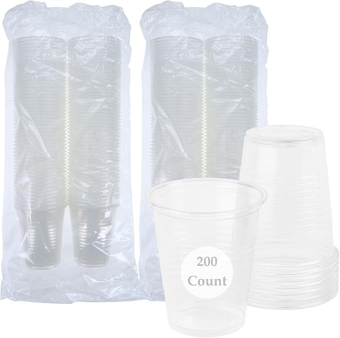 Henry Schein 5 Oz Plastic Disposable Dental Cups, 200 Ct | Embossed Grip by HenrySchein