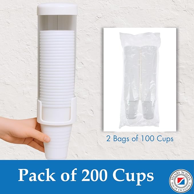 Henry Schein 5 Oz Plastic Disposable Dental Cups, 200 Ct | Embossed Grip - Image 5