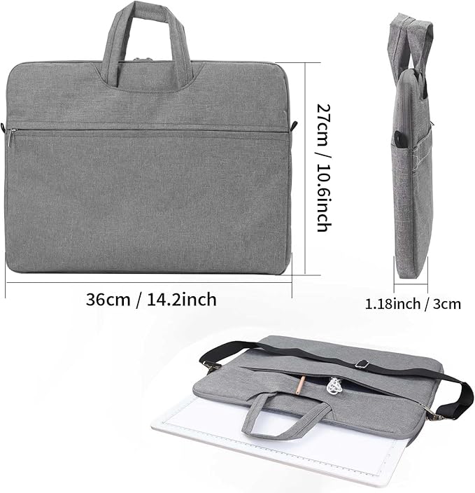 Zocelight Rechargeable A4 Light Pad with Built-in Stand & Bag,Super Bright Magnetic Light Box for Tracing,Wireless Diamond Art Light Board with Side Buttons, Light Table for Drawing,Sketching(White)