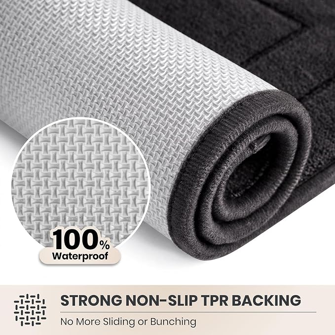 PURRUGS Dirt Trapping Door Mat 24" x 35.5", Non-Slip/Skid Machine Washable - Image 5